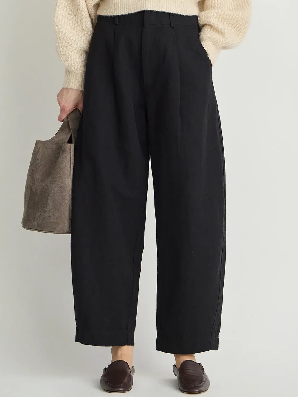 Apiece Apart Bari Crop Trouser Size 4 Black